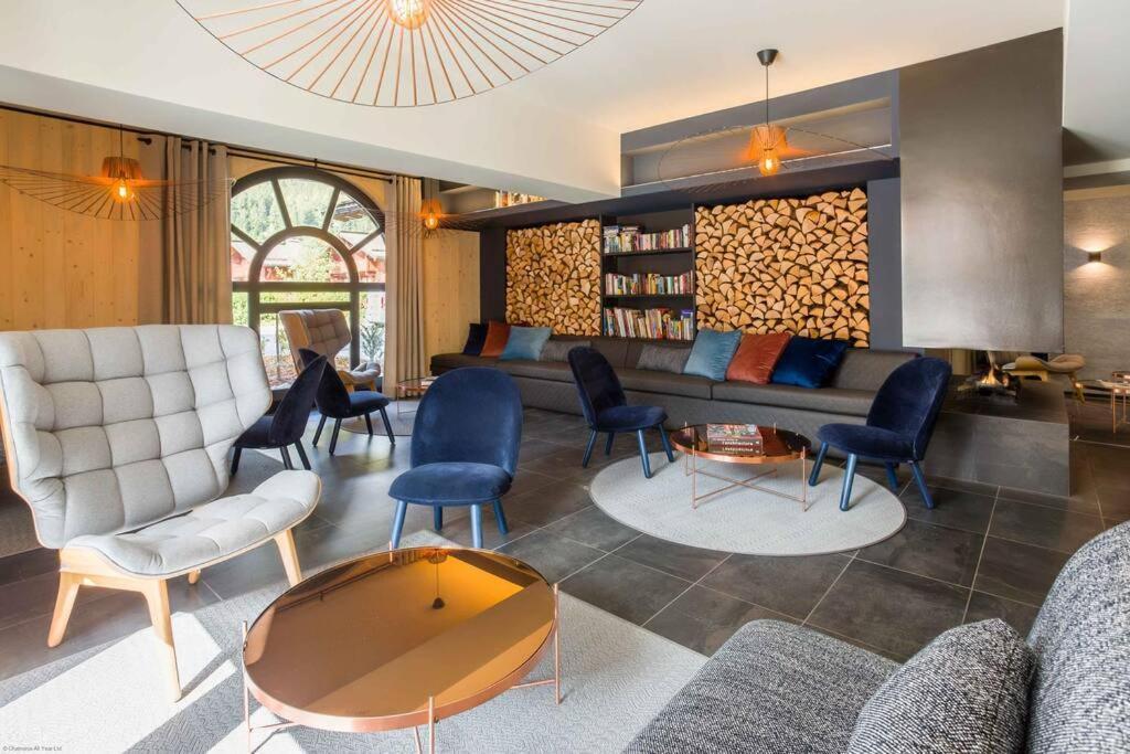 Modern 2Br 5* Pool Gym Spa Garage Mont-Blanc View Chamonix Eksteriør billede