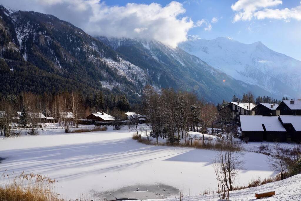 Modern 2Br 5* Pool Gym Spa Garage Mont-Blanc View Chamonix Eksteriør billede