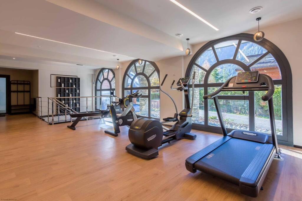 Modern 2Br 5* Pool Gym Spa Garage Mont-Blanc View Chamonix Eksteriør billede