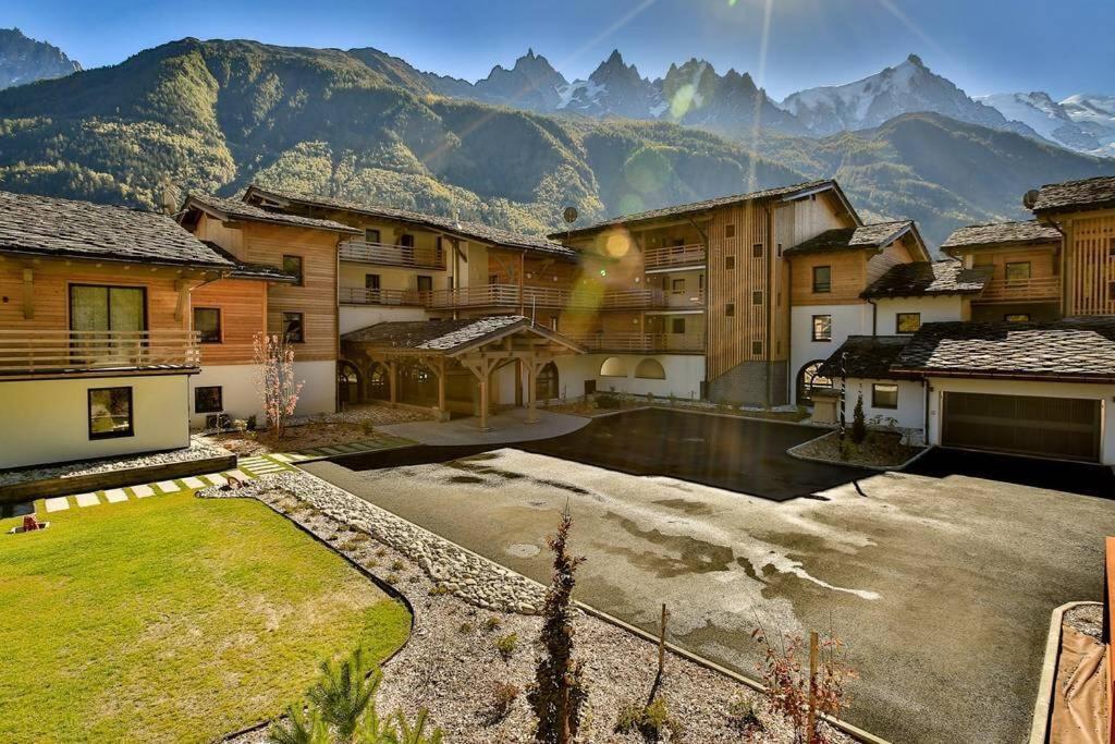 Modern 2Br 5* Pool Gym Spa Garage Mont-Blanc View Chamonix Eksteriør billede