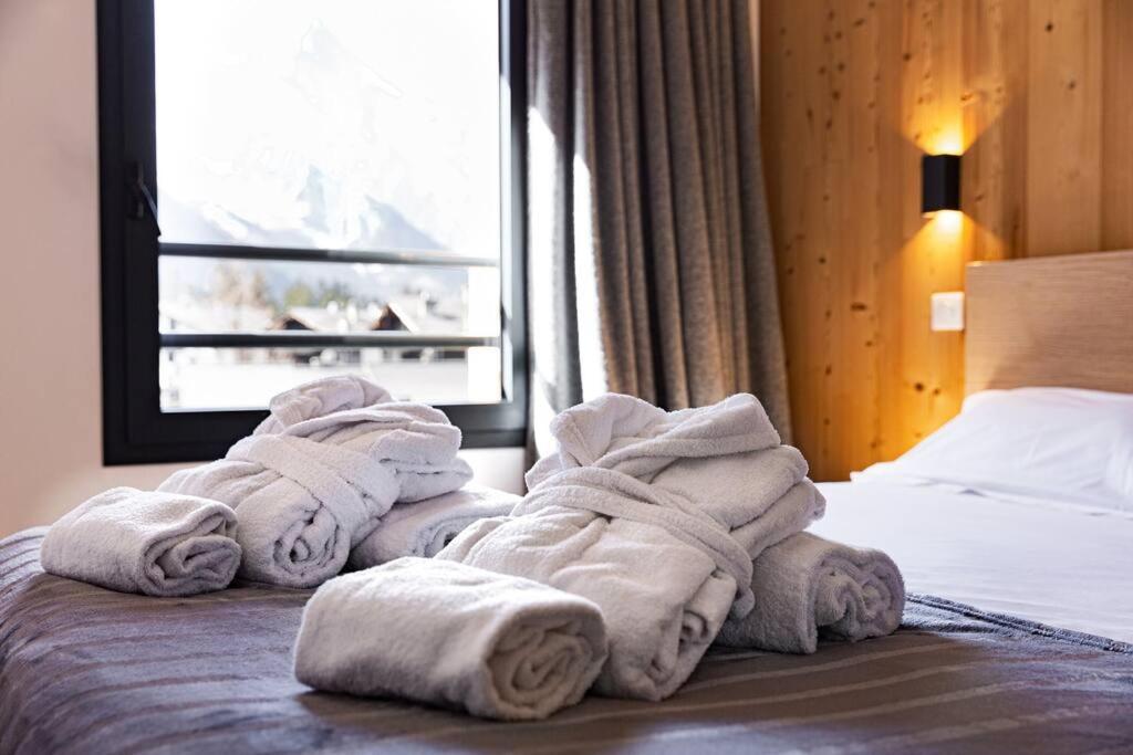 Modern 2Br 5* Pool Gym Spa Garage Mont-Blanc View Chamonix Eksteriør billede