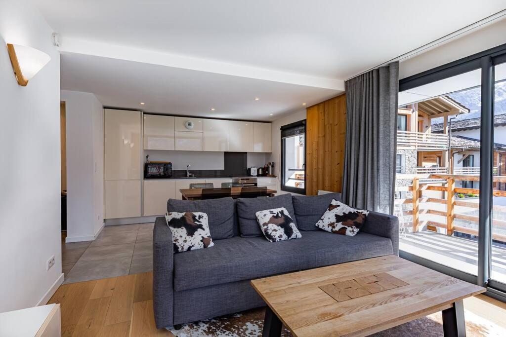 Modern 2Br 5* Pool Gym Spa Garage Mont-Blanc View Chamonix Eksteriør billede