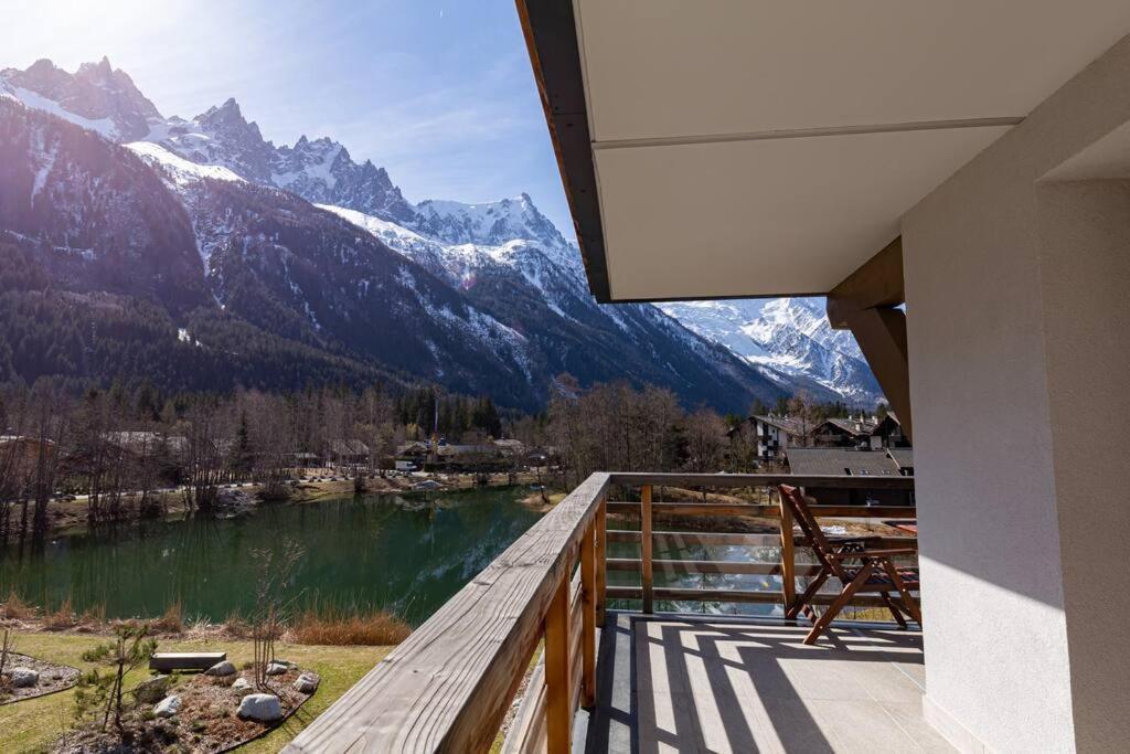 Modern 2Br 5* Pool Gym Spa Garage Mont-Blanc View Chamonix Eksteriør billede